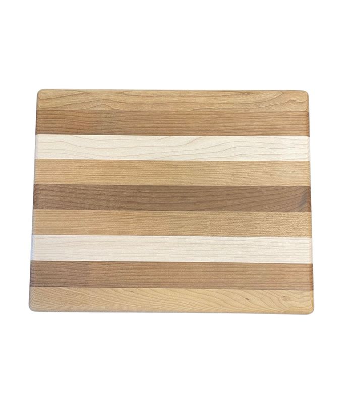Maple Cutting Board | Thermally Modified Laminated | Striped