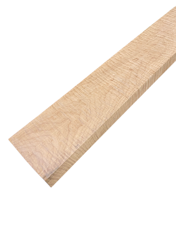 Master Grade Thermally Modified Hard Curly Maple Neck Blank